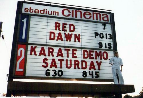 Stadium Cinema 1 & 2 - Kris Karate Demo From Jim Twining